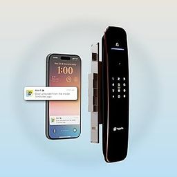 Mygate Smart Door Lock Pro 2 with WiFi | Inbuilt Door Sensor | 6-Ways to Unlock | Advanced Biometric | Remote Access | Tamper Alerts | 3-Year Brand Warranty (Sunset Copper)-image-75