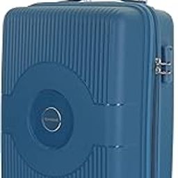Polypropylene KAM Double 8 Spinner Wheels Hard Shell Suitcase Might DW SP55CM DEEP Ocean,Blue,Small-picture-55