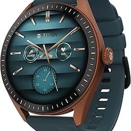 Titan Crest 2.0 Smart Watch for Man & Women, 1.43" AMOLED Display, Silicone Strap, BT Calling, Tailored Activity Tracker, 100+ Sports Modes, Fast Charging, Smart Watches for Women Latest & Men (Teal)-13