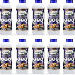 BIO Fertilizer for plants | Fertilizer for enhancing | NPK | Fertilizer for home and garden | Fertilizer for Plant Growth & Supplement | Immunity Builder for Plants | pack of 1 | 10 litre-image-57