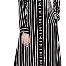 Black Polycrepe Ring Button Abaya Burqa-image-20