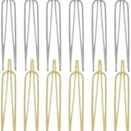 Clip on Saree Hijab Pallu Dupatta Chunari Pins Patli Strong Sari Hold Brooch Multi-purpose Metal Pins for Women-42