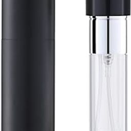 10ML Mini Pocket Size Perfume Atomizer Refillable Spray Bottle Portable Empty Cologne Dispenser Fragrance Scent Pump Case Fill from Bottom for Traveling and Outgoing (Black)-13