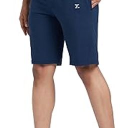 Men's Ace Cotton Regular Fit Solid Shorts with Side Pockets and No Marks Waistband-image-31