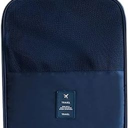 Shoe Bag Travel Organizer Shoes Pouch (Navy Blue_S1095)-image-24