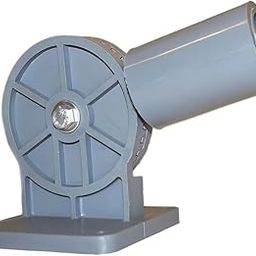 Lighting PVC Street Light Pipe, Grey, Rotating Spotlight, Street Light Pipe for Wall Home and Kitchen & Industrial uses for Light Rotation Pack of 1-15