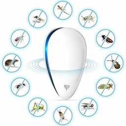 Ultrasonic Pest Repeller, Silent Electronic Pest Repellent Plug in Indoor Pest Control, Insect Mosquito Killer Machine, Mosquito Repellent for House,Lizard, Rat, Cockroach, Mosquito-13