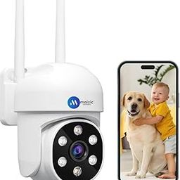 Maizic Ultracam Fox 5MP FHD WiFi Indoor CCTV Camera with Color Night Vision, Two-Way Audio, AI Motion Detection, 360° PTZ Control, Live View (A-SrihomeFox2)-28