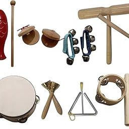 CALANDIS™ 9Pcs Wooden Musical Instruments Set for Boys Girls Age 3 to 10 Birthday Gift | Music & Art | Educational-image-75