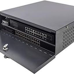 16 Gauge Heavy Duty Steel DVR Lock Box （15in X 15in X 5in） with Fan NVR Security Lock Box,ThePoEstore-picture-32