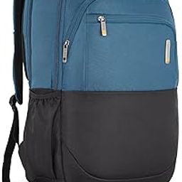 Segno Laptop Backpack Navy|17" Laptop compatible, Lockable Pullers, Rain Cover, Smart Sleeve, Fleece Pocket, Tractum Suspension and Internal Organiser for Men and Women-image-1