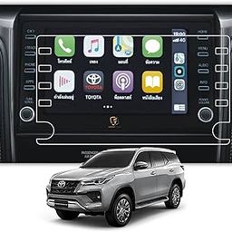 Armour Guards 9H Unbreakable Screen Protector Compatible With TOYOTA FORTUNER 4X2 Diesel FACELIFT (2021) CAR Touch Screen Infotainment System (8 Inch) (Transparent)-18