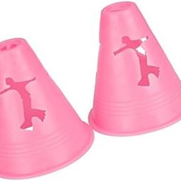 CLUB BOLLYWOOD®5Pcs Hollow-Out Bright Pink Slalom Cones for Slalom Skating Cone Skating|Sporting Goods | Outdoor Sports |0-28