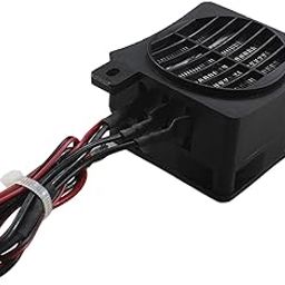 UJEAVETTE Heater 24V 12V DC Fan Thermostatic Egg Incubator Heater PTC Fan Heater 12V 100W-image-33