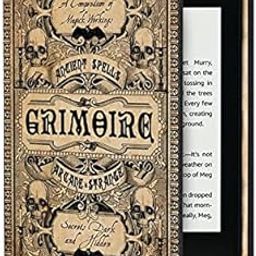 Universal Book Cover for eReader Devices with 6 to 6.8 Inch Screen or 7.5 to 5.1 Inches in Size. Works with kobo, Nook, Kindle, Kindle Paperwhite, Sony, storytel and More. (Grimoire Magic)-image-16