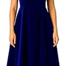 Women's Gown Dress, Short Sleeve, Velvet A-Line Floor Length Maxi Dress-30