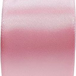 Finesse Satin Ribbon Decoration, Gift Wrapping, Multi-Purpose Use (Size : 2 Inch, Packing : 22 Mtrs) (Baby Pink)-image-42