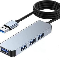 2013U3 4-in-1 USB Hub Splitter Multi-Port USB 3.0 Adapter to USB3.0 * 4 Portable USB Extension with 1.2m Cable for Laptop Computer USB Peripherals-image-56