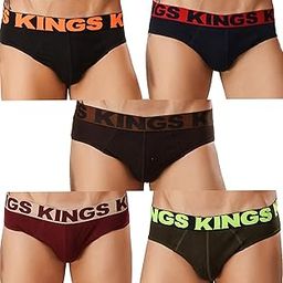 Kings Men Modern Neon Pop Color Brief/Multicolor Marco Brief Pack of 5 / Innerwear-picture-23