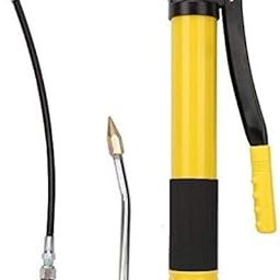 IMUU 1000 Kg Mini Lever Grease Gun Lubrication Vehicles Car Auto Trucks Boats, Hand-Operated Oil Pump Heavy Duty Repair Tool Spring Flex Hose, Working Coupler, Extension Rigid Pipe Type Nozzle-image-63