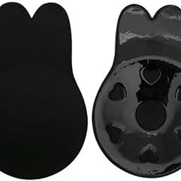 Adhesive Bra, Pushup Bra, Women's Cut to Size and Fully Invisible Black-image-83