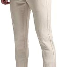 Cotton Linen Smart Flex Trousers-image-59