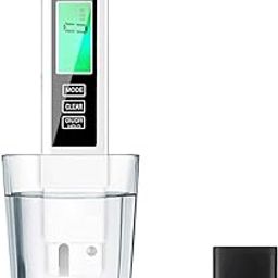 2024 TDS Meter,Accurate and Reliable,Water Testing Kits for Drinking Water,Professional Water Meter,TDS, EC & Temp Meter 4 in 1(White)-6