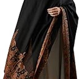Women Rajwada Kashmiri Jamawar Woven Shawl, Kaani Jacquard Shawls, Stole, Wraps, Luxury Pashmina Evening Wrap (Size: 101X203 CM)-image-40