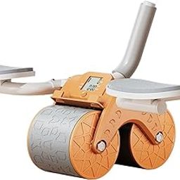 CALANDIS™ Professional Abdominal Roller Wheel Body Building Elbow Support Ab Exerciser Orange | Fitness, Running & Yoga | Fitness Equipment & Gear | Abdominal Exercisers-12