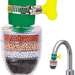Ziya's Home Tap Filter Multilayer | Activated Carbon Faucet Water Filters Universal Interface Home Kitchen Faucet Tap Water Clean Purifier Filter Cartridge Five Layer Water Filter-Pack of 1-picture-0