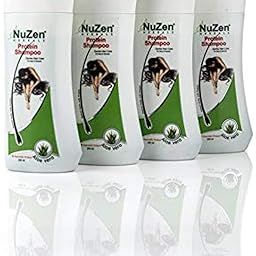 Nuzen Herbals Protein Shampoo |Strengthens Hair and Prevents Hair Fall, Hair Loss and Hair Damage | Enriched With Aloe Vera, Soya(protein), Amla and Bhringraj | 200ml | Pack of 4-17