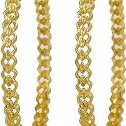 One Gram Gold Plated Traditional Bangles for Women and Girls (4035)-image-77