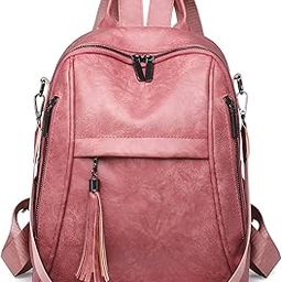 Multi-Pocket Women's Backpack | Travel & Casual Backpack with Tassel Charm-image-9