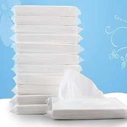 Soft Reusable Non-Woven Cloth/Fabric Facial Tissue | Dry Wipe Cleaning Beauty Towel for Sensitive Skin Salon Use Makeup Removal | Durable Multi-purpose Tissue,Surface Cleaning (12 * 12 Inch(200Pcs))-image-16