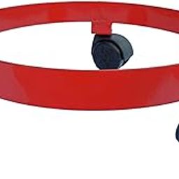 PLATIPUS Metal Gas Cylinder Stand,LPG Gas Cylinder Trolley with Wheels Iron Cylinder Stand Cylinder (Red)-18