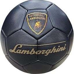 TOY STATION Football Professional Match Foot Ball Training Original for All Ages Group PVC Stitched Standard Sports Turf Football with Pin - Multicolor Size 5 (Football Black-Lamb)-29
