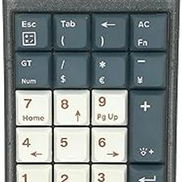 Tecsee B T Numeric Keypad, Mechanical USB 2.4G Wireless Three Modes Numeric Keypad with Color LED Backlit 22 Key Layout Numeric Keypad for Laptop Desktop Computer(Low Keycap Black/Tactile)-50