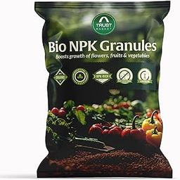 TrustBasket Organic NPK Fertilizer for Plants – Bio NPK 00 52 34 Fertilizer for Home Garden & Farming | Biozyme Granules, Boosts Growth & Disease Resistance, Prevents Flower & Fruit Drop | 1kg-16