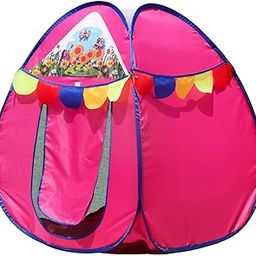 Homecute Igloo Type Foldable Popup Small Size Kid's Toys Play Tent House for Indoor & Outdoor, Suitable for 1 Year to 6 Years (Small Size Pink)-32