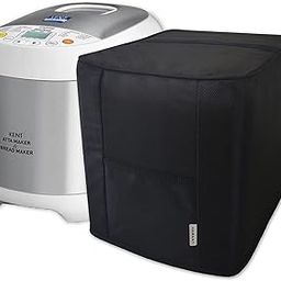 Nabaat Water Proof Dust proof Washable Cover for Atta and Bread Maker Machine of Kent/Lifelong/Sharp/AM/Glen Standard Size, Black (15”X 11” X 12.5”).-picture-15