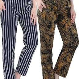 Women's Satin Printed Pyjama Pant-53