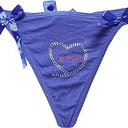Women Spandex No Show Panty Women Seamless Panty Gstring Panty, Size-Medium, Color- Blue-image-45