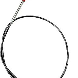 RYUHDA Stainless Steel Drain Pipe Cleaning Spring Stick,Hair Catching Pipe Cleaning Claw Wire,Sink Stick Sewer Sink Tub Dredge Remover,Spring Drain Basin Cleaner Tool (1, Black - DP08, 160 cm)-image-96