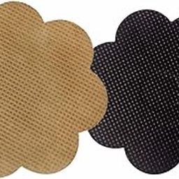Self Adhesive Nipple Covers Breast Concealer Mix Color (Black Colour - 6) (Skin Colour - 4) Pack of 10-5
