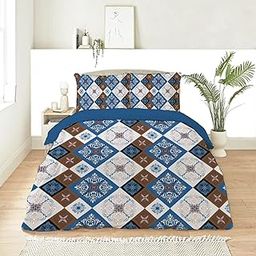 Organza Super Soft Glaze Cotton King Size All Season Blanket double bed, AC Comforters| Dohar Fibre Filling 110 GSM |90x100inch-image-99