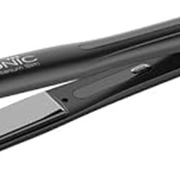 IKONIC PROFESSIONAL BLACK TITANIUM SLIM HAIR STRAIGHTENER with Digital Heat Control and 1 inch Slim Titanium Floating Plate -Black-39
