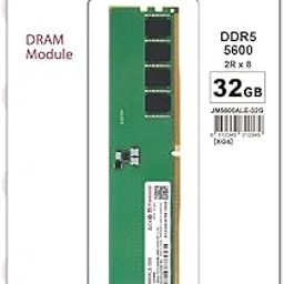 Transcend 32GB DDR5 5600Mhz (2Gx8) x16 Desktop Memory-JM5600ALE-32G-12