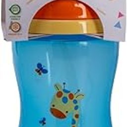 Adore Swipey Twist to Sip Straw Sipper for Babies & Toddlers- 270ml (Blue)-picture-2