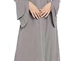 Women's Grey Color Cotton Bell Sleeve Long Shrugs (HYPW03441)-image-15