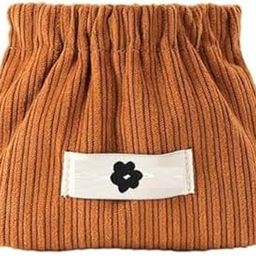OOTORO Portable Corduroy Storage Bag for Women - Mini Cosmetic Pouch with Elastic Opening, Hair Tie, Lipstick, Jewelry, Coin Organizer Travel Pouch (Multicolor)-image-36